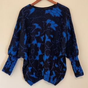 JaVco by MAG 80's 90's Vintage Dolman‎ Sleeve Sweater Size L